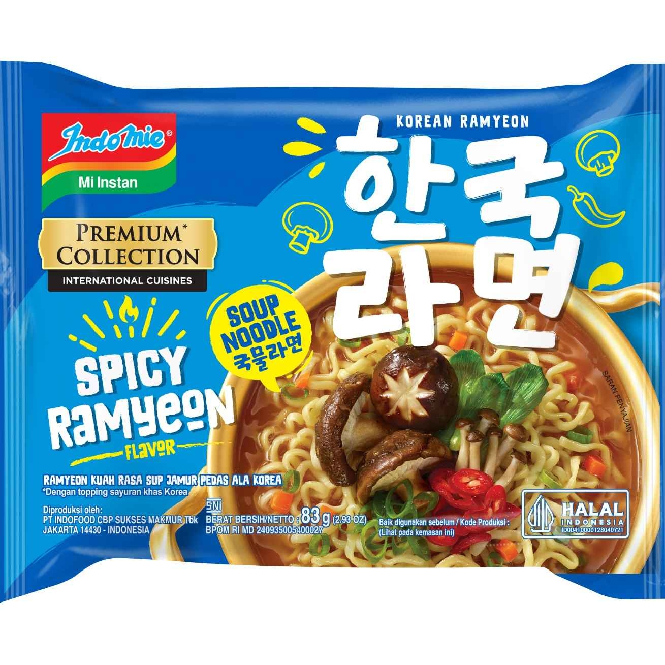 Indomie Premium Spicy Korean Ramyeon​ (83g x 20)