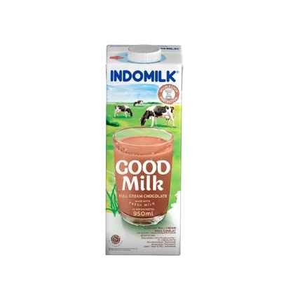 Indomilk UHT Fresh Milk Chocolate (950ml x 12)